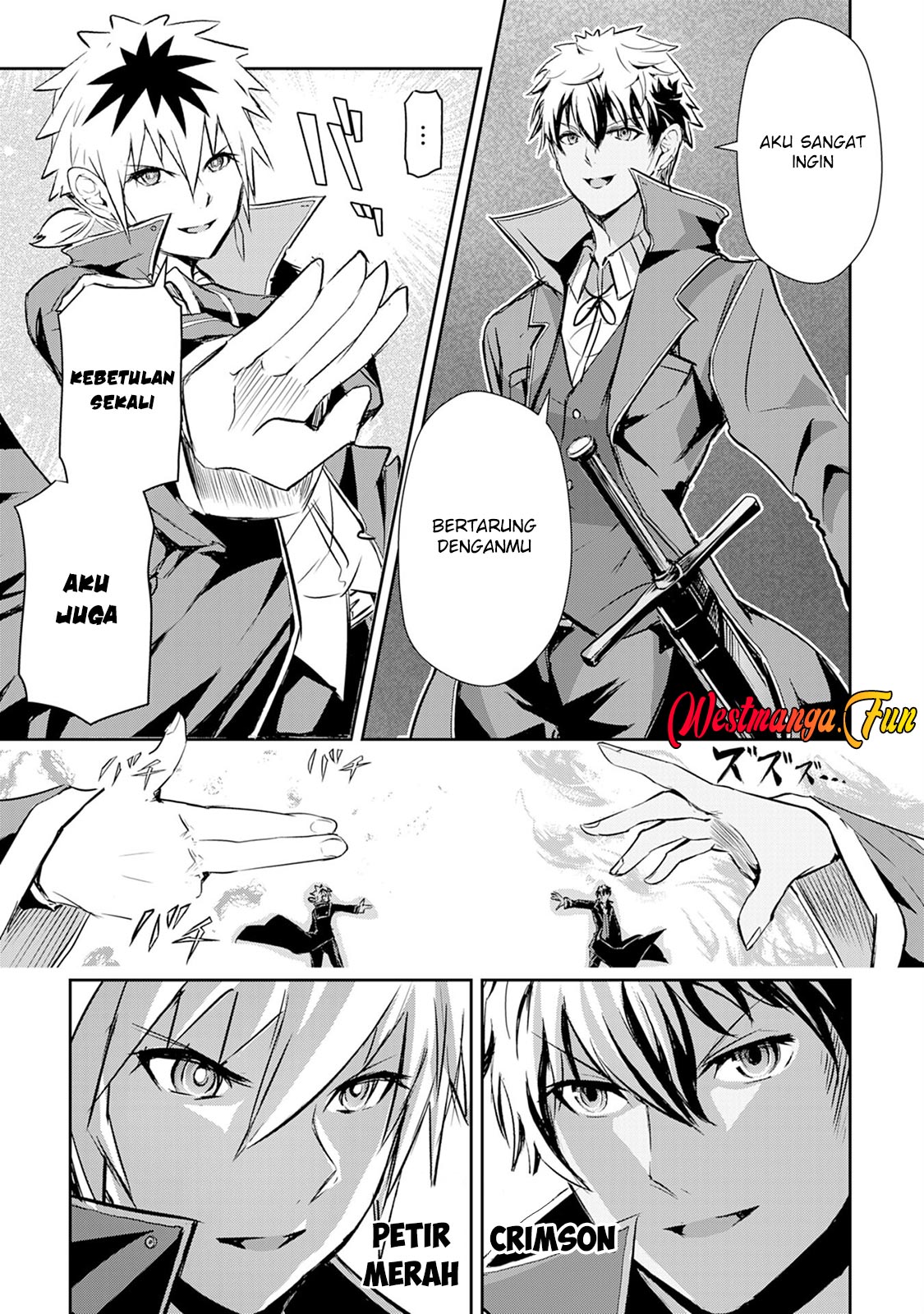 Halaman 15 dari Nanairo Raijyutsushi no Eiyutan Chapter 7