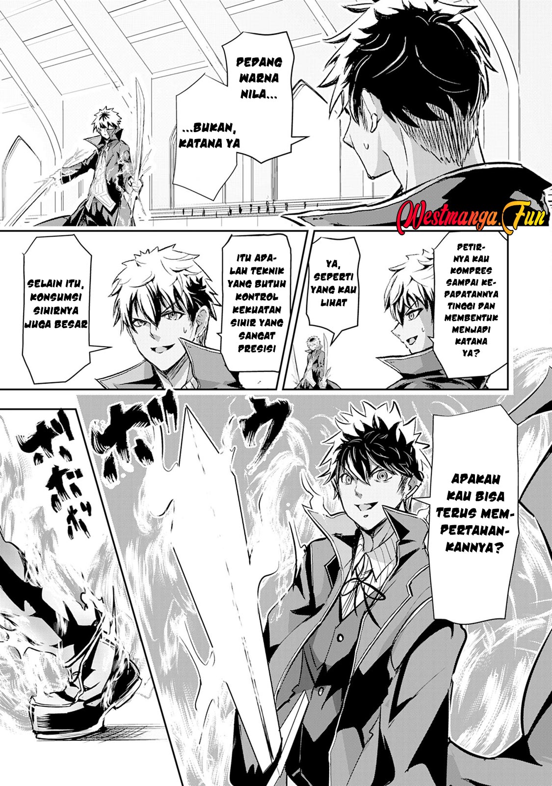Halaman 27 dari Nanairo Raijyutsushi no Eiyutan Chapter 7