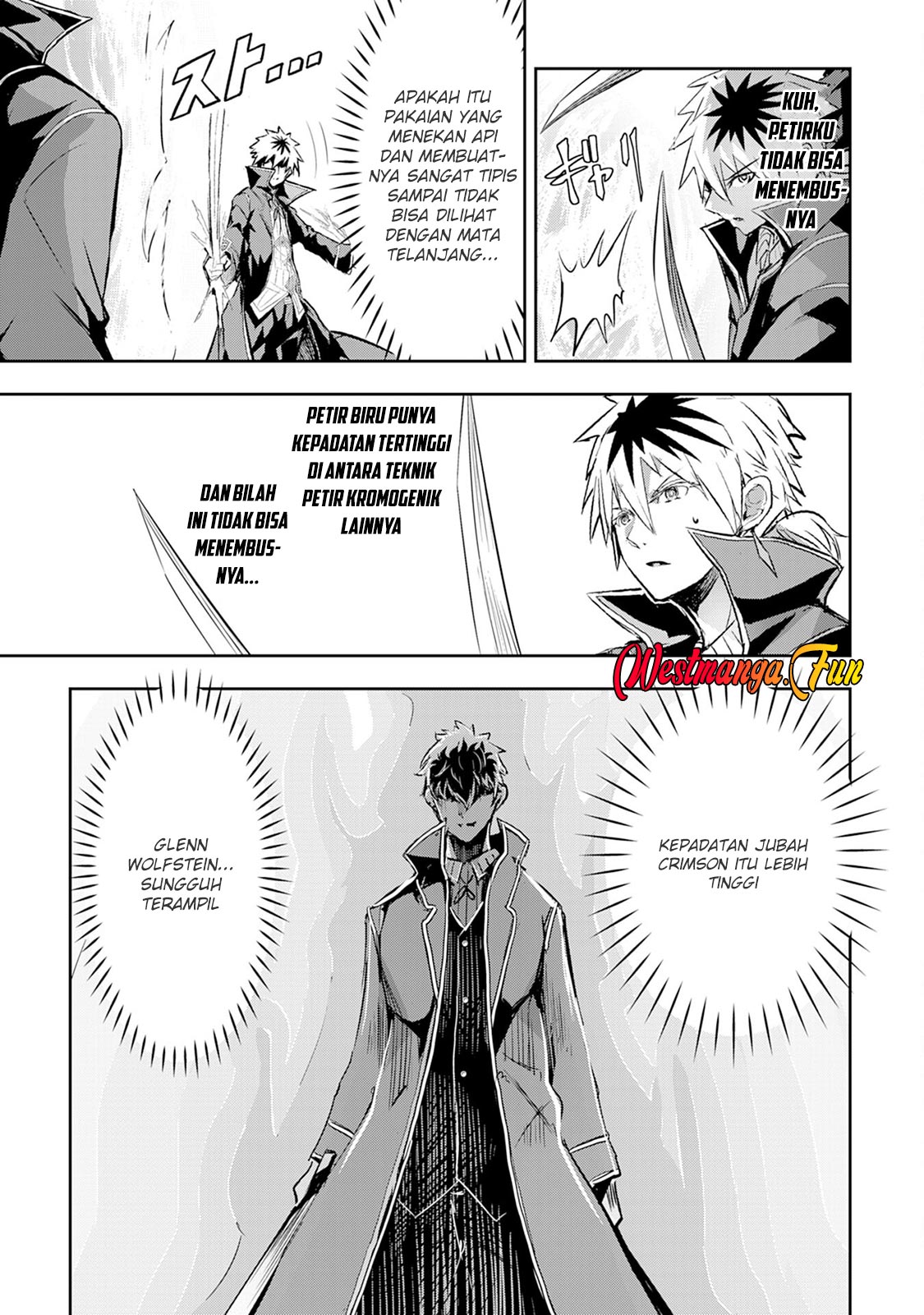 Halaman 33 dari Nanairo Raijyutsushi no Eiyutan Chapter 7