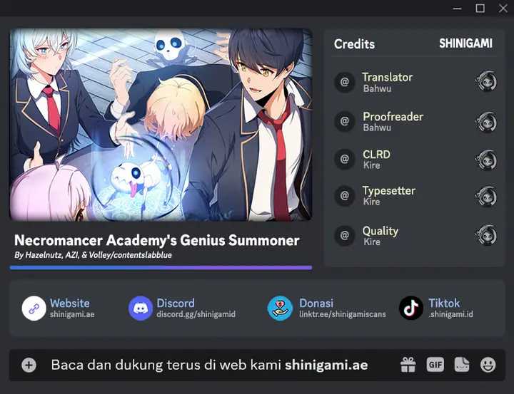 Necromancer Academy and the Genius Summoner Chapter 15 – halaman 1