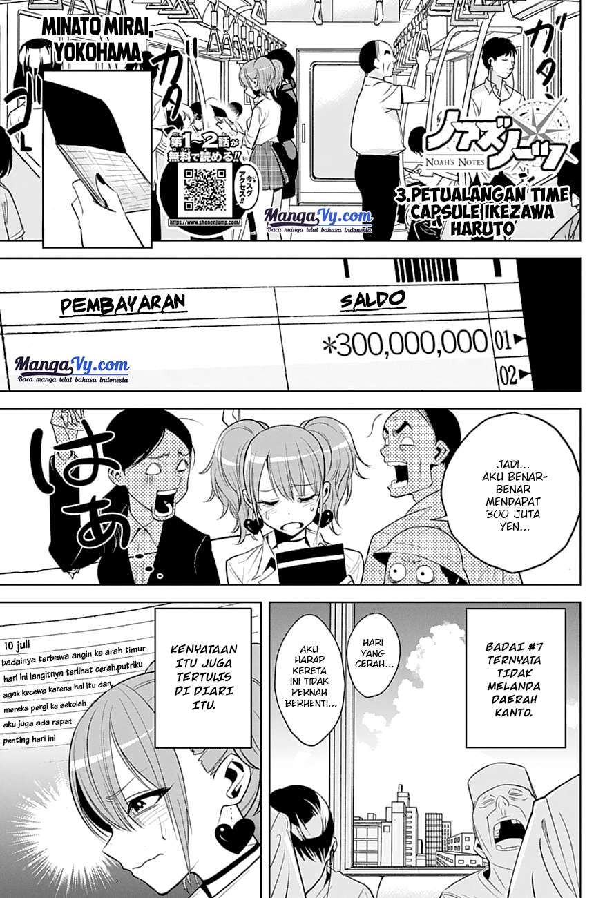 Halaman 1 dari Noah's Notes Chapter 3