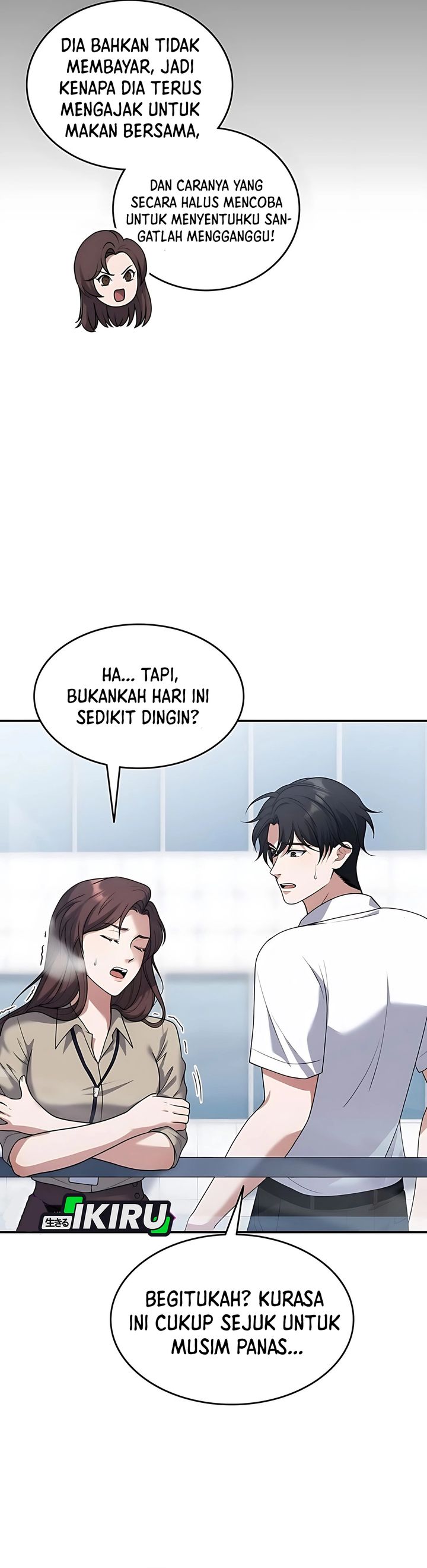 Halaman 17 dari Office Worker in the Ice Age Apocalypse Chapter 1