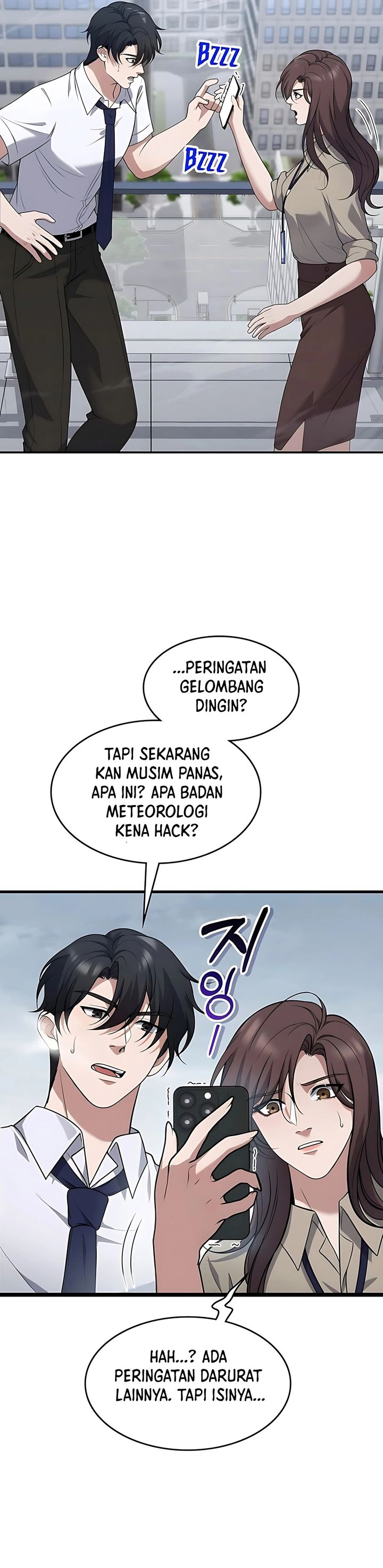 Halaman 20 dari Office Worker in the Ice Age Apocalypse Chapter 1
