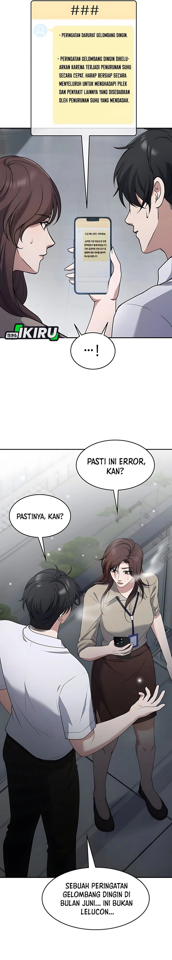Halaman 21 dari Office Worker in the Ice Age Apocalypse Chapter 1