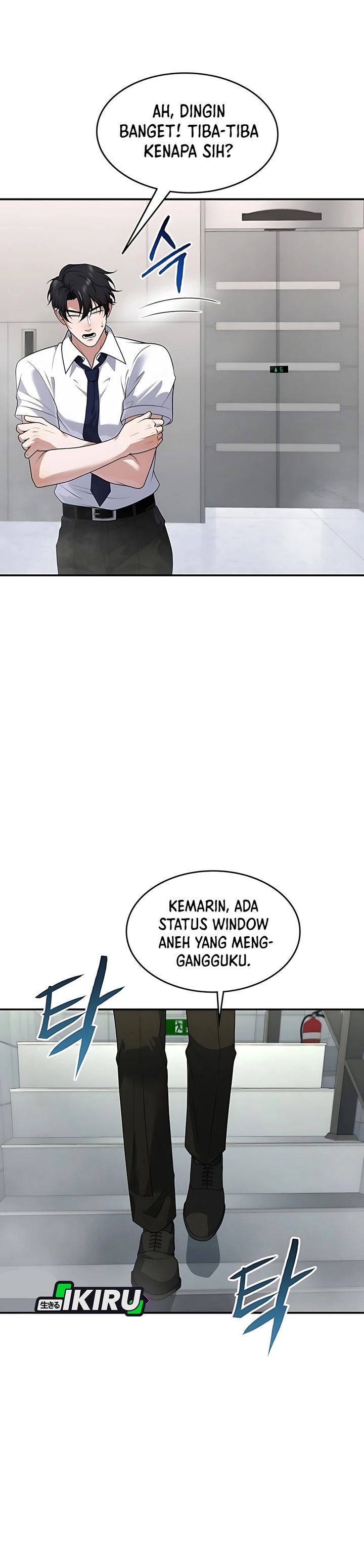 Halaman 26 dari Office Worker in the Ice Age Apocalypse Chapter 1