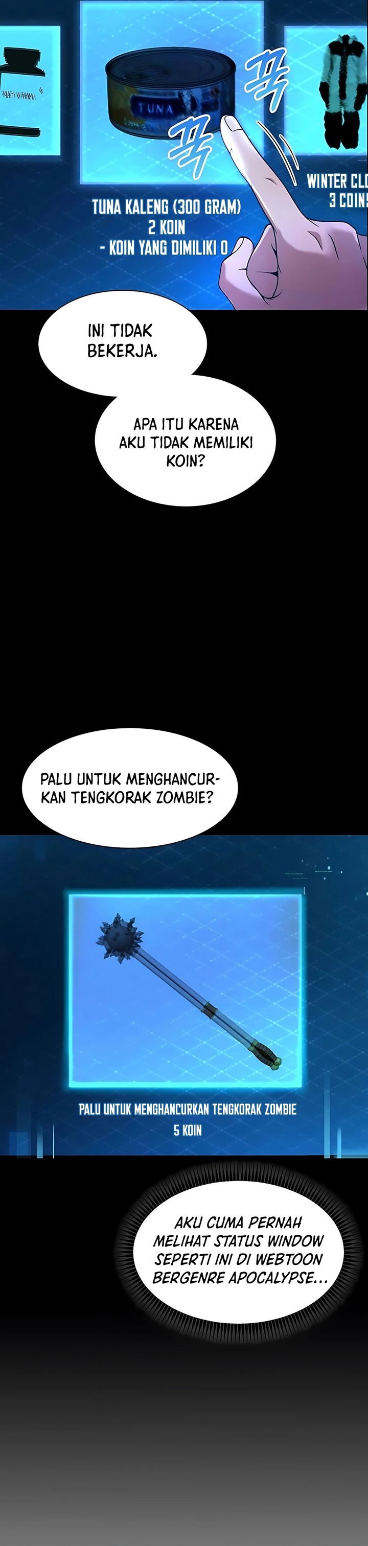 Halaman 4 dari Office Worker in the Ice Age Apocalypse Chapter 1