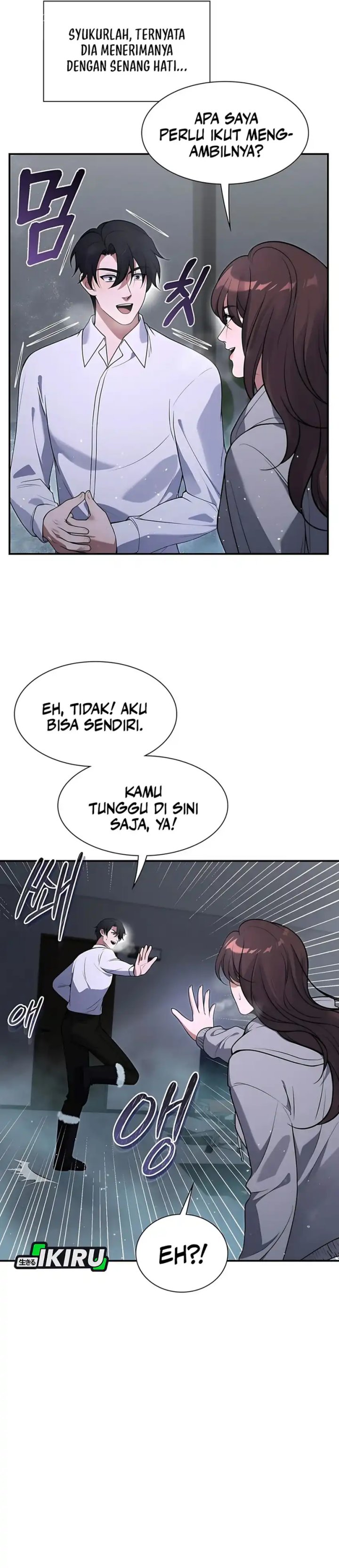 Halaman 12 dari Office Worker in the Ice Age Apocalypse Chapter 10