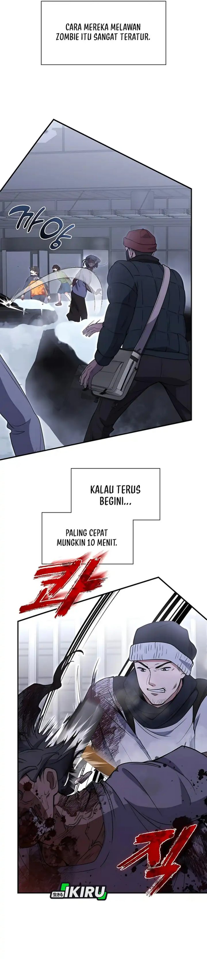 Halaman 40 dari Office Worker in the Ice Age Apocalypse Chapter 10