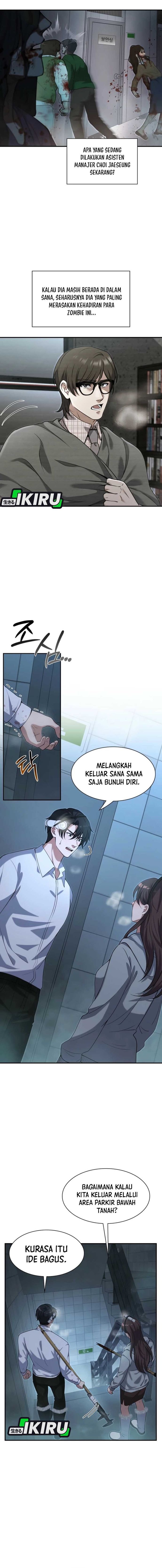 Halaman 10 dari Office Worker in the Ice Age Apocalypse Chapter 12