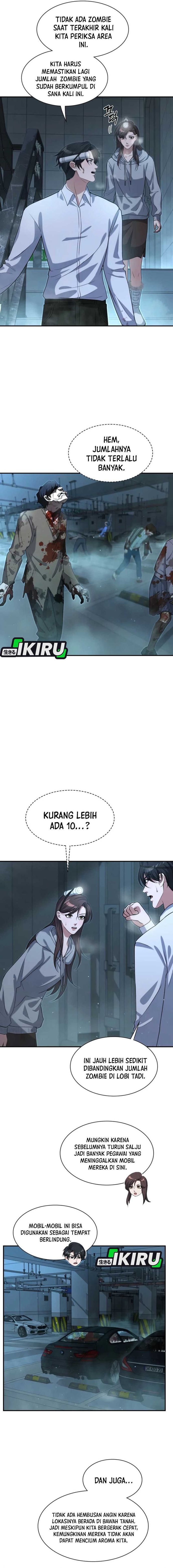 Halaman 11 dari Office Worker in the Ice Age Apocalypse Chapter 12