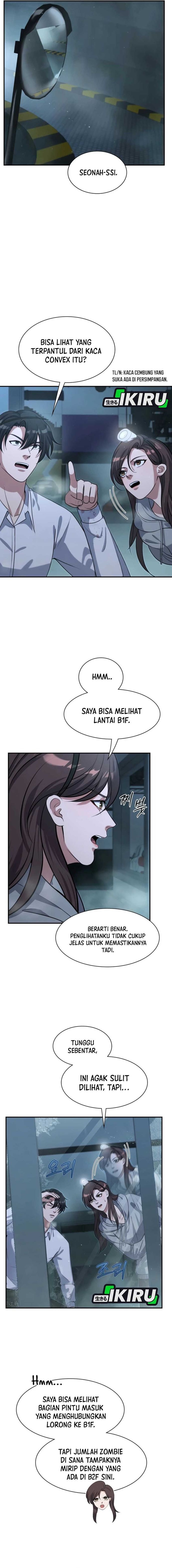 Halaman 12 dari Office Worker in the Ice Age Apocalypse Chapter 12