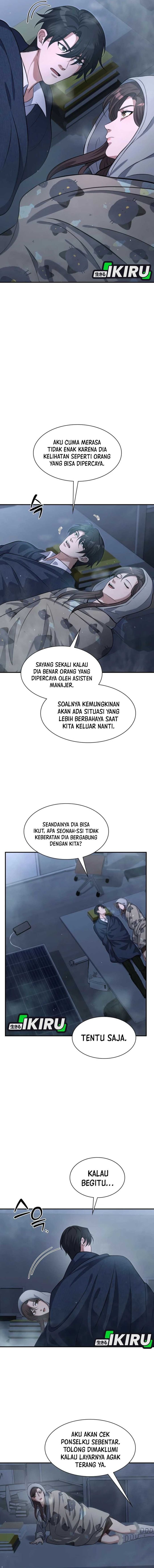 Halaman 16 dari Office Worker in the Ice Age Apocalypse Chapter 12