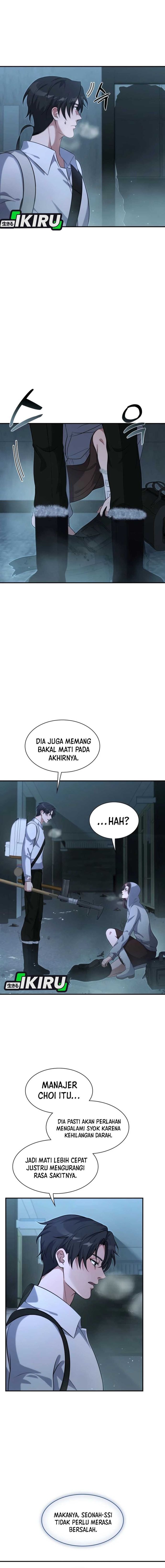 Halaman 2 dari Office Worker in the Ice Age Apocalypse Chapter 12