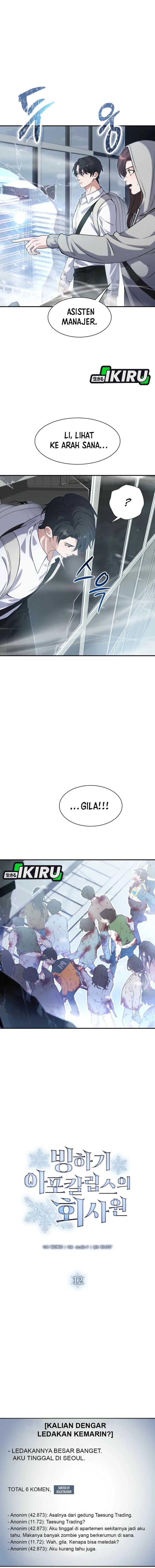 Halaman 4 dari Office Worker in the Ice Age Apocalypse Chapter 12