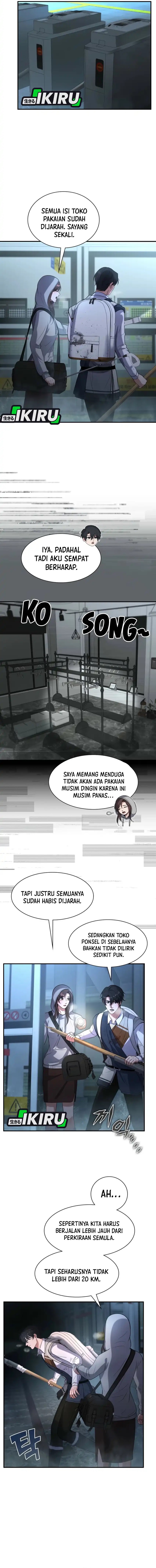 Halaman 12 dari Office Worker in the Ice Age Apocalypse Chapter 15