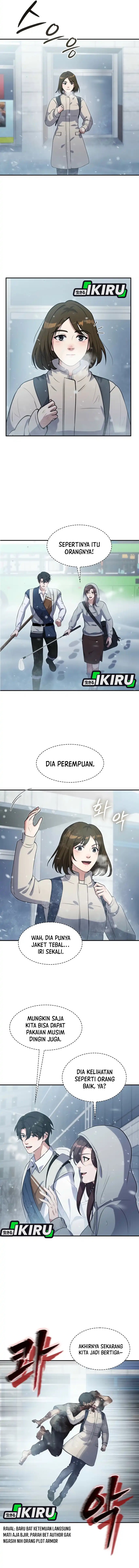 Halaman 4 dari Office Worker in the Ice Age Apocalypse Chapter 15
