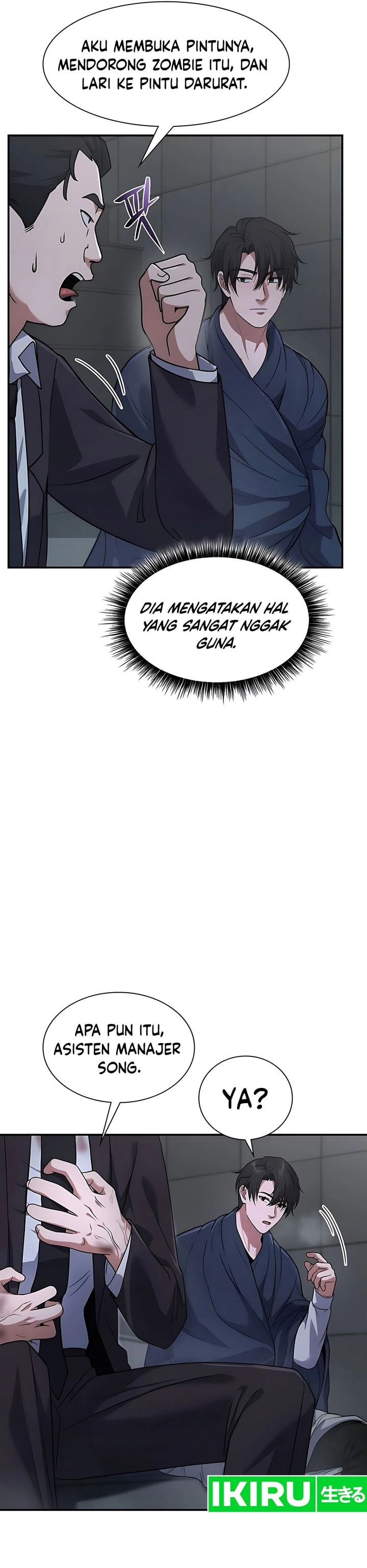 Halaman 36 dari Office Worker in the Ice Age Apocalypse Chapter 2