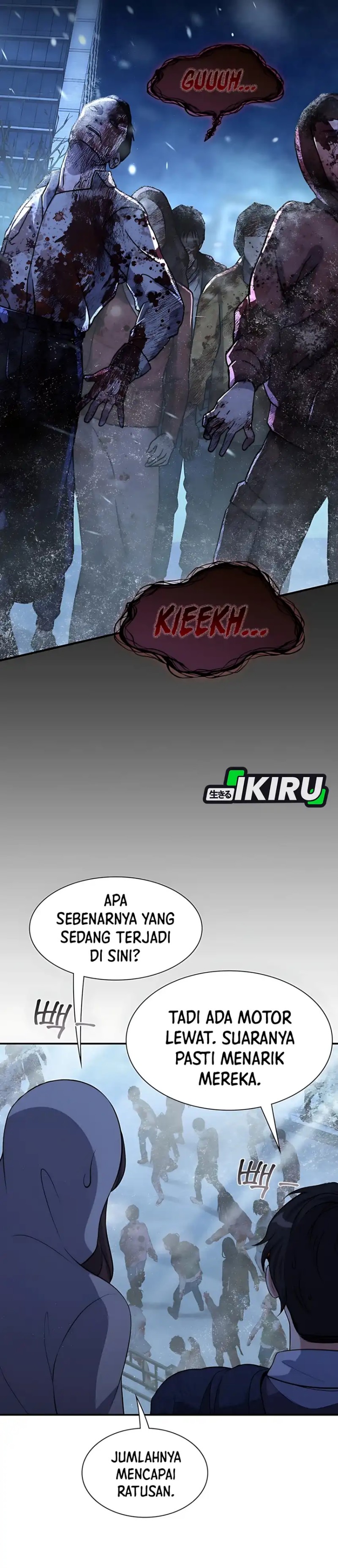 Halaman 11 dari Office Worker in the Ice Age Apocalypse Chapter 20