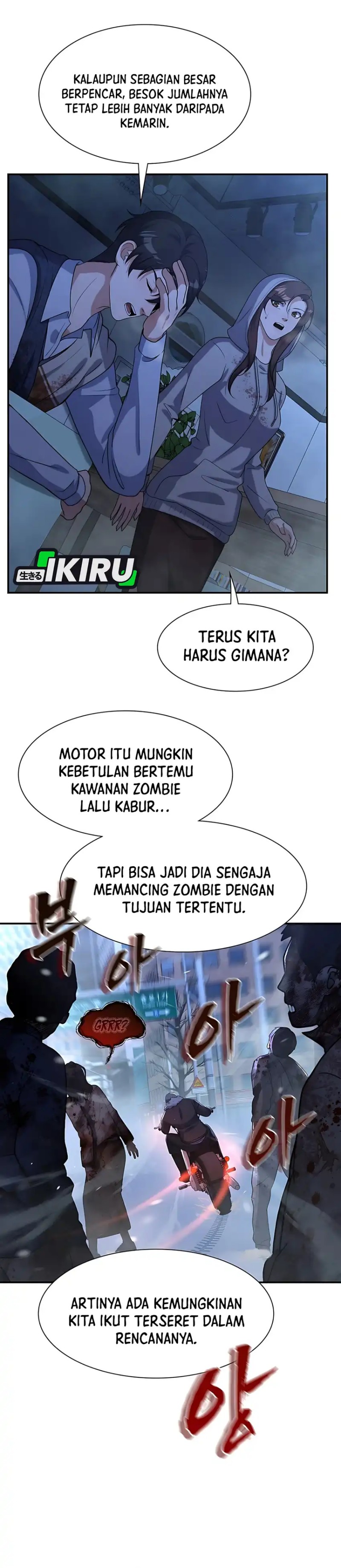 Halaman 12 dari Office Worker in the Ice Age Apocalypse Chapter 20