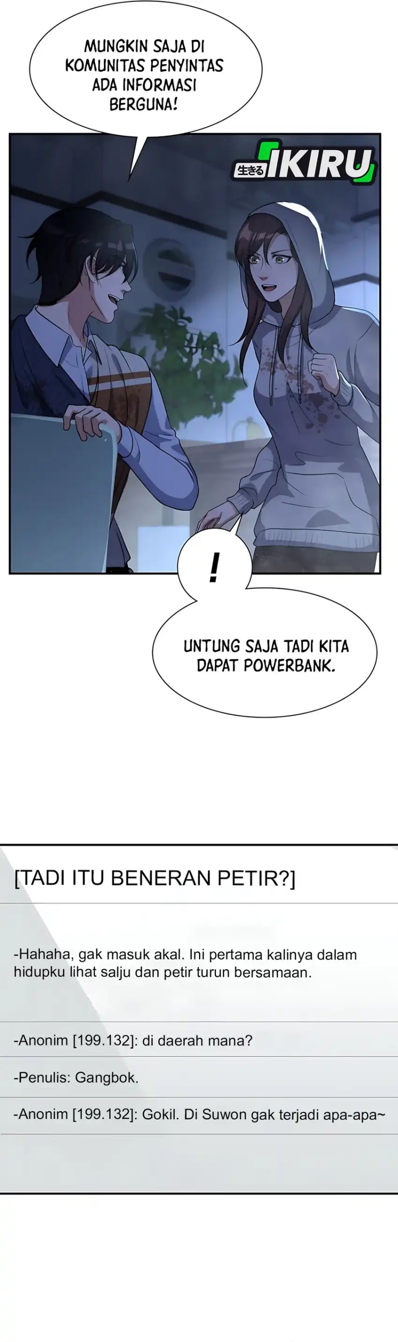 Halaman 14 dari Office Worker in the Ice Age Apocalypse Chapter 20