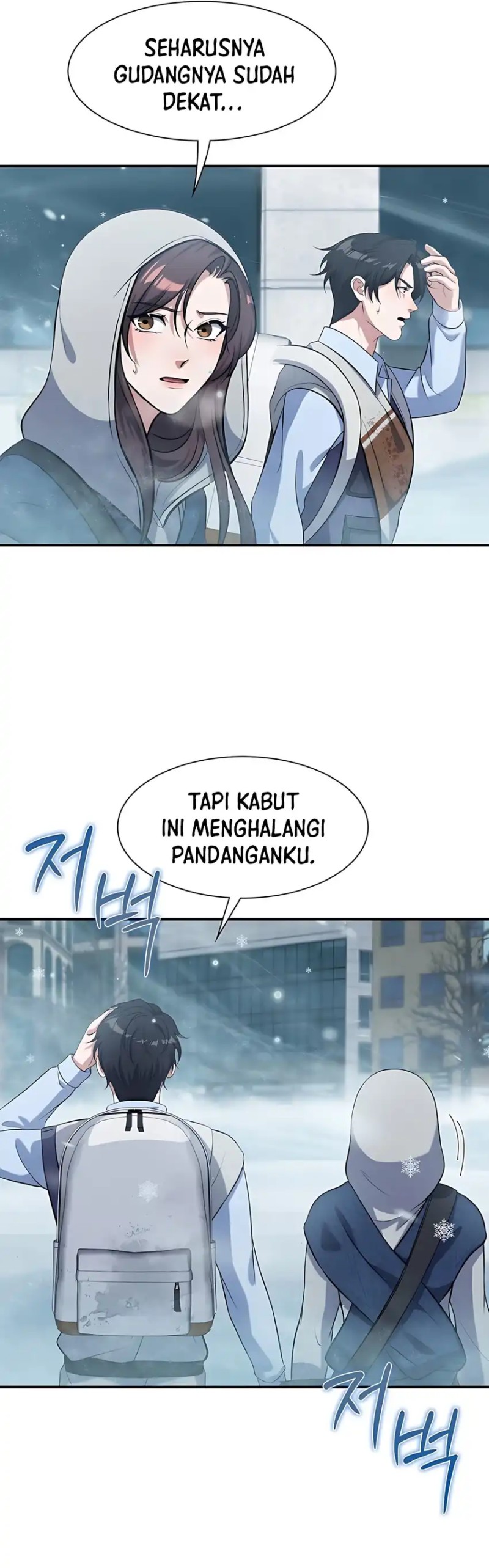 Halaman 23 dari Office Worker in the Ice Age Apocalypse Chapter 20