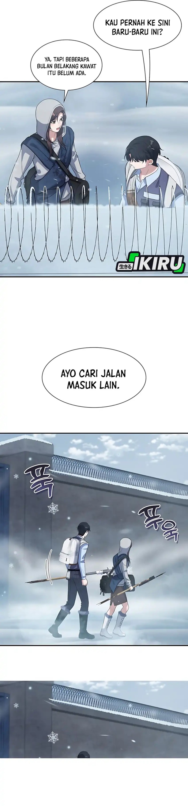 Halaman 28 dari Office Worker in the Ice Age Apocalypse Chapter 20