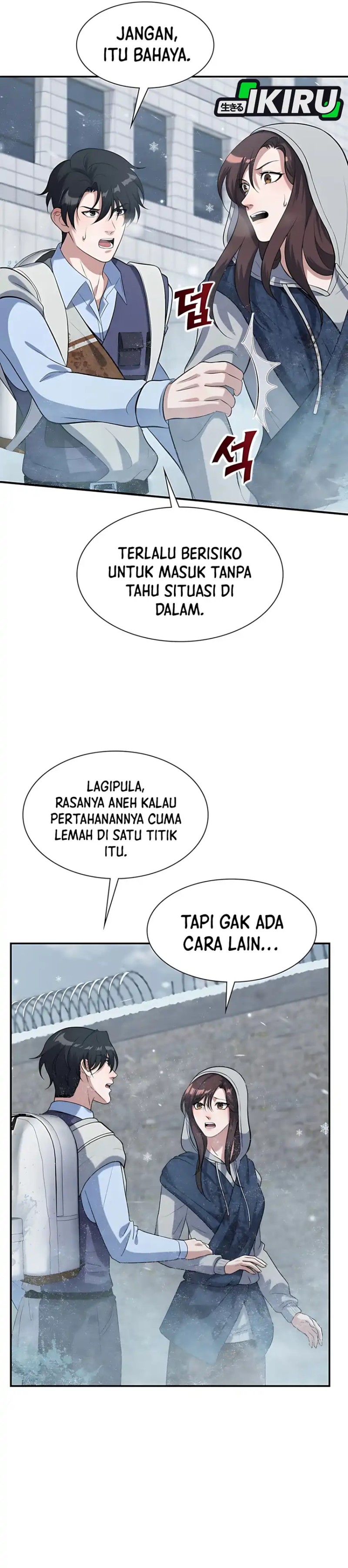 Halaman 31 dari Office Worker in the Ice Age Apocalypse Chapter 20