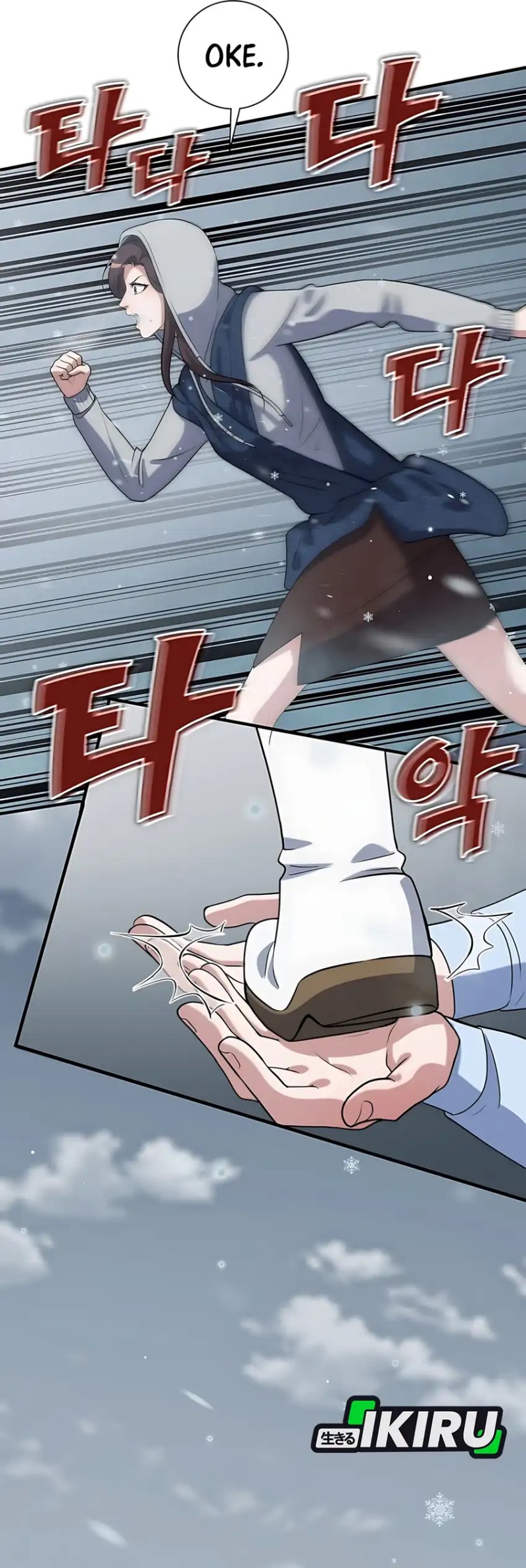 Halaman 34 dari Office Worker in the Ice Age Apocalypse Chapter 20