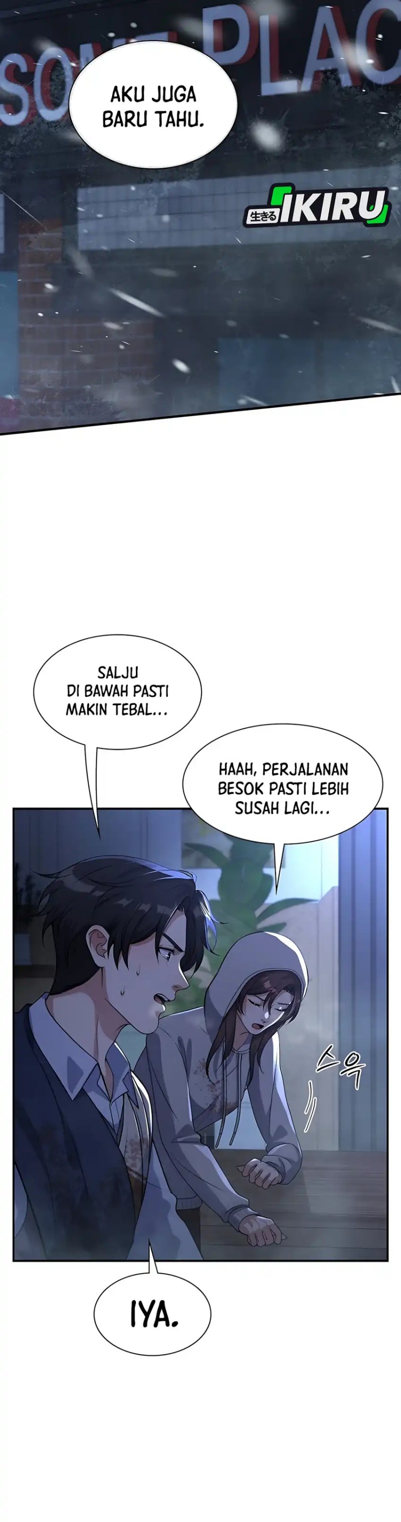 Halaman 6 dari Office Worker in the Ice Age Apocalypse Chapter 20
