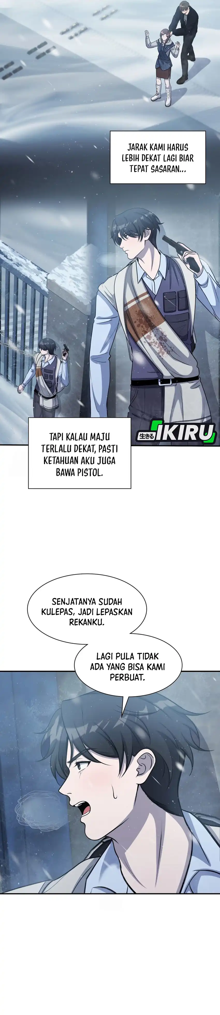 Halaman 10 dari Office Worker in the Ice Age Apocalypse Chapter 21