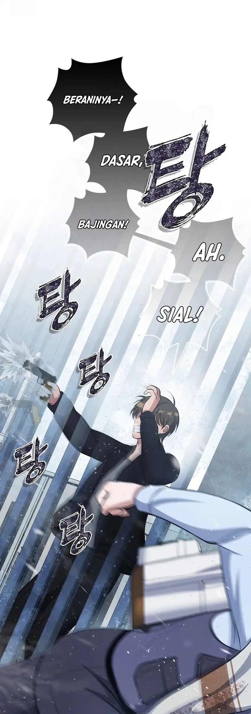 Halaman 16 dari Office Worker in the Ice Age Apocalypse Chapter 21