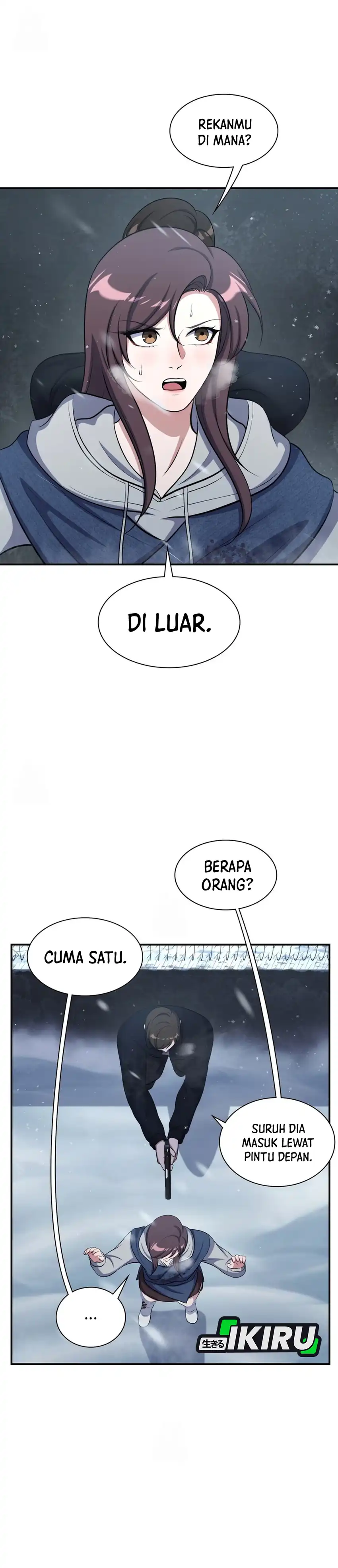 Halaman 2 dari Office Worker in the Ice Age Apocalypse Chapter 21