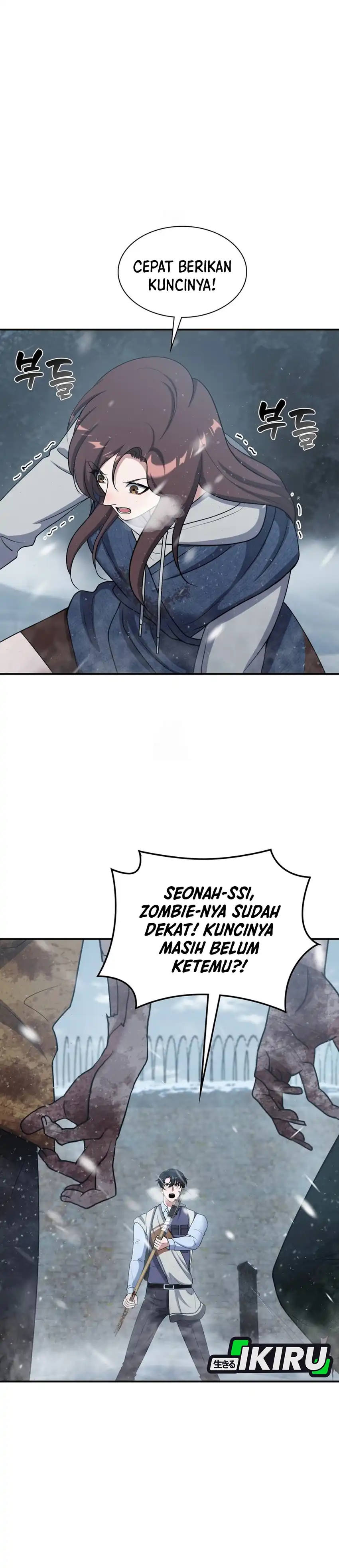 Halaman 23 dari Office Worker in the Ice Age Apocalypse Chapter 21
