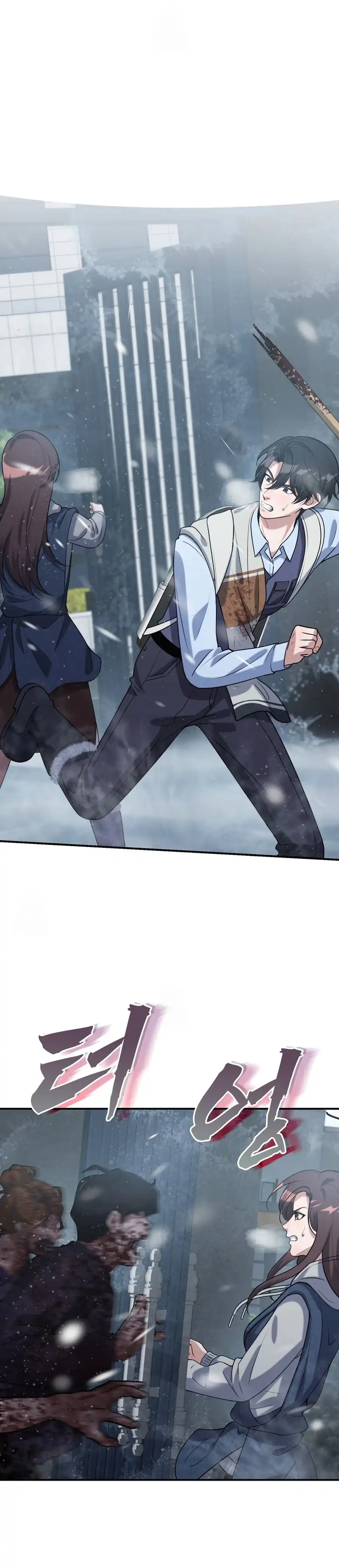 Halaman 36 dari Office Worker in the Ice Age Apocalypse Chapter 21