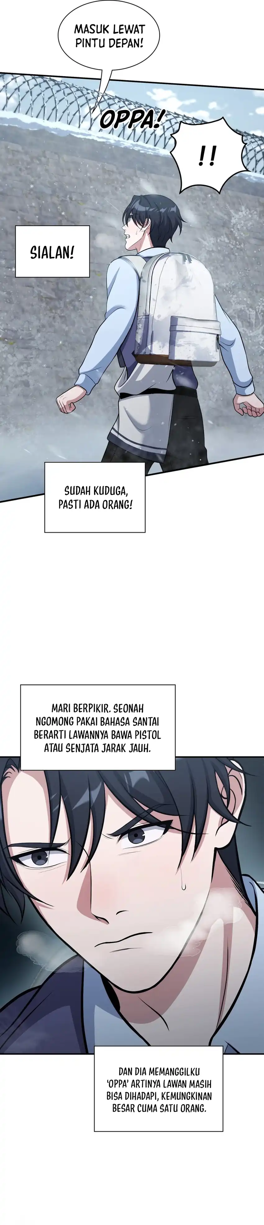 Halaman 4 dari Office Worker in the Ice Age Apocalypse Chapter 21