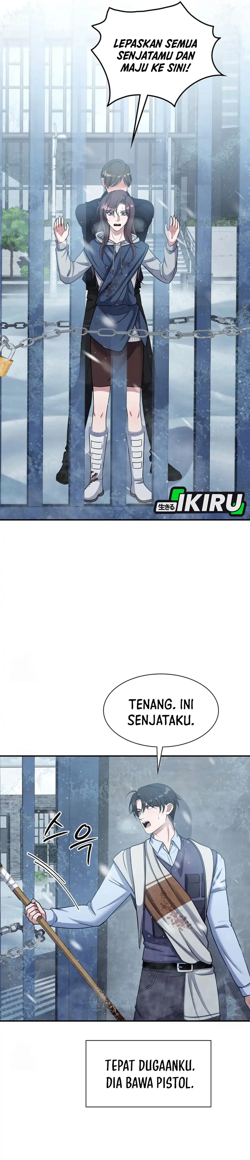 Halaman 7 dari Office Worker in the Ice Age Apocalypse Chapter 21