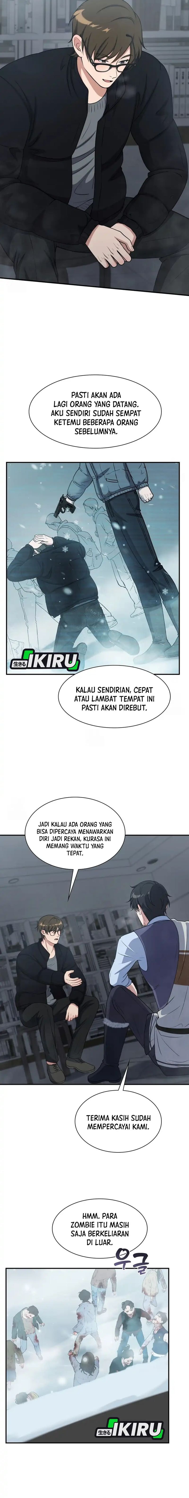 Halaman 11 dari Office Worker in the Ice Age Apocalypse Chapter 22
