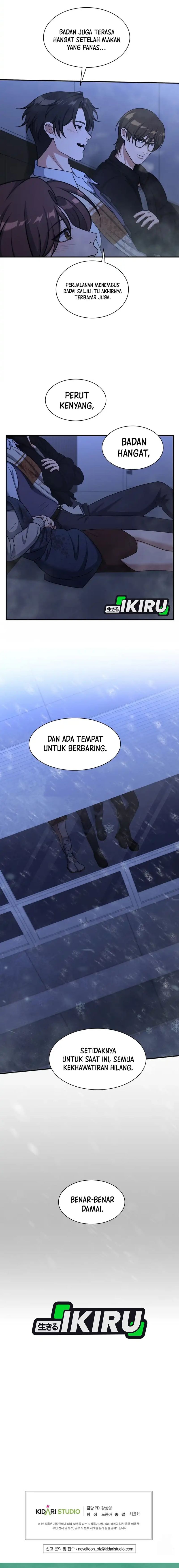 Halaman 19 dari Office Worker in the Ice Age Apocalypse Chapter 22