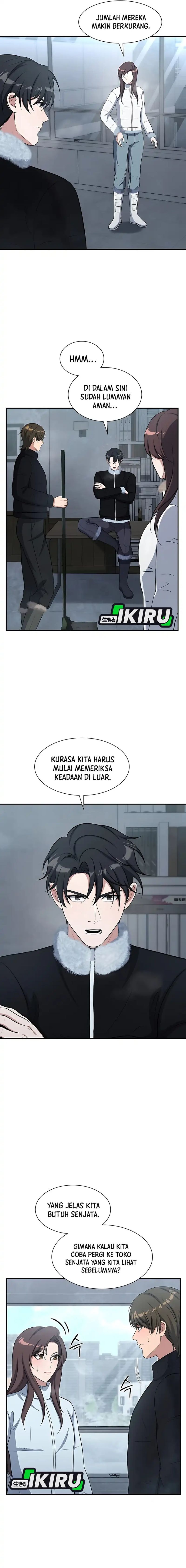 Halaman 16 dari Office Worker in the Ice Age Apocalypse Chapter 23