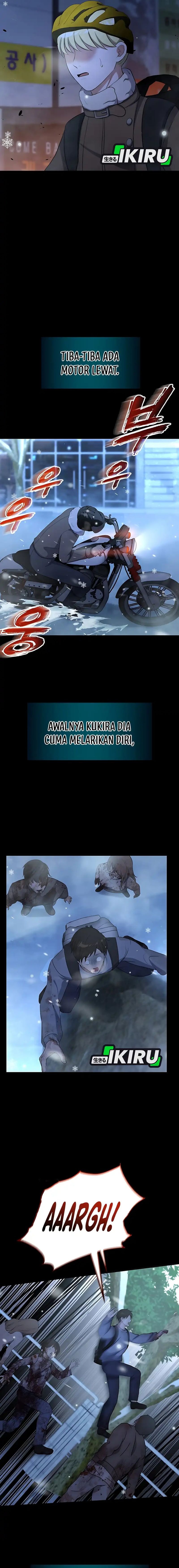 Halaman 21 dari Office Worker in the Ice Age Apocalypse Chapter 23