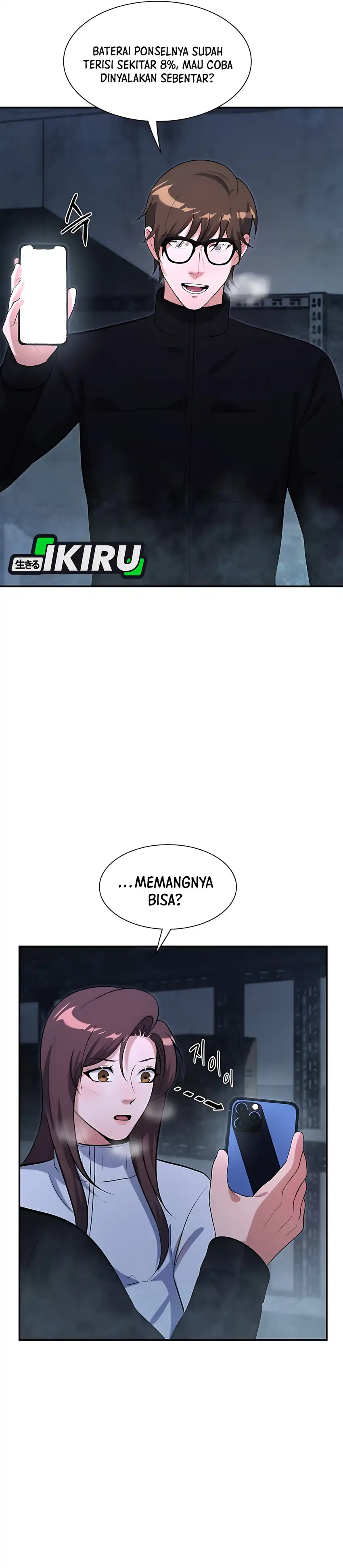 Halaman 17 dari Office Worker in the Ice Age Apocalypse Chapter 25