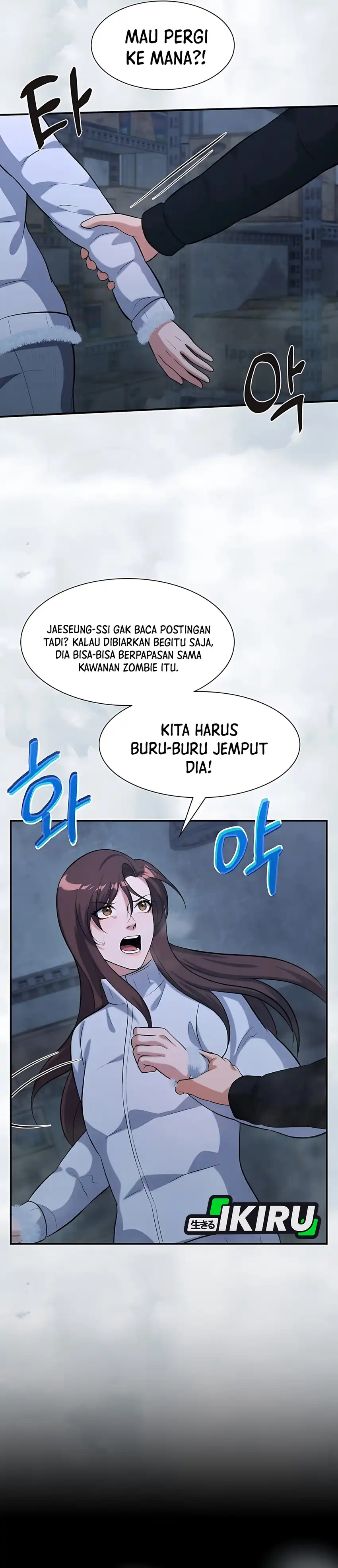 Halaman 29 dari Office Worker in the Ice Age Apocalypse Chapter 25