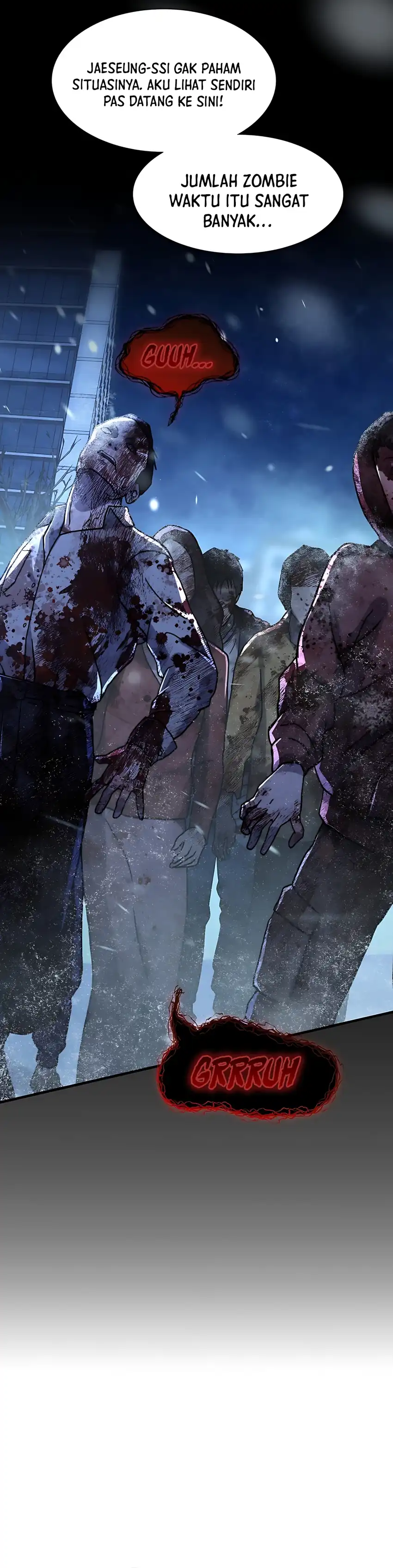 Halaman 30 dari Office Worker in the Ice Age Apocalypse Chapter 25