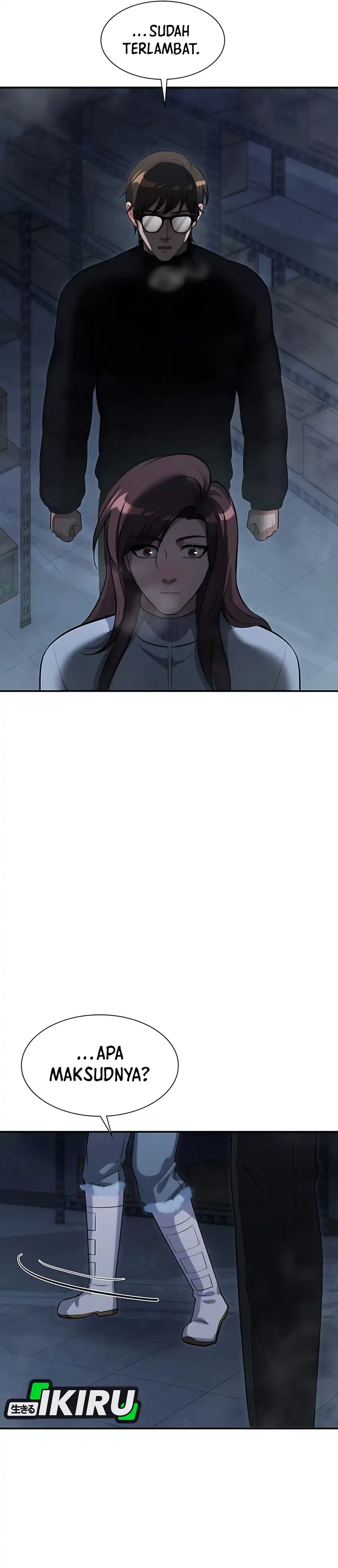 Halaman 32 dari Office Worker in the Ice Age Apocalypse Chapter 25