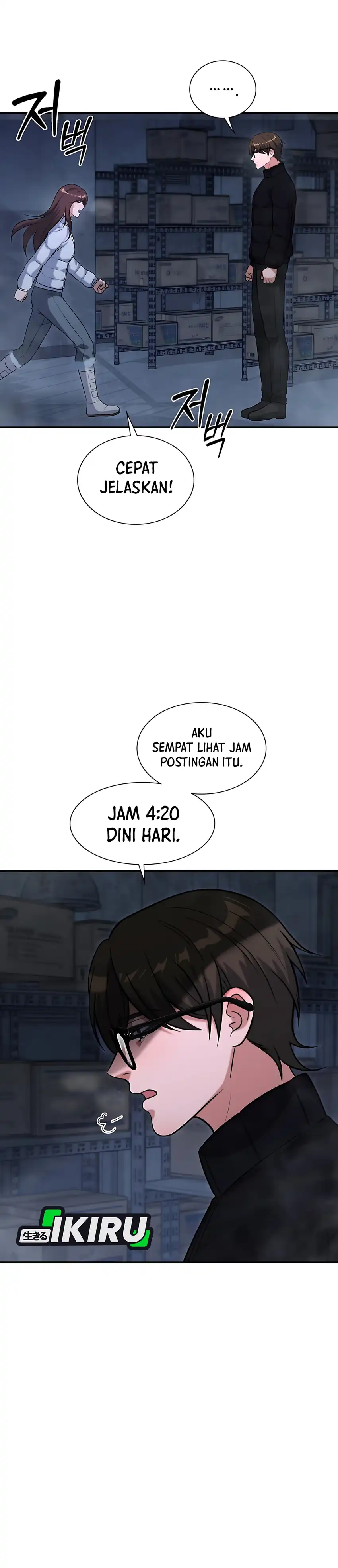 Halaman 33 dari Office Worker in the Ice Age Apocalypse Chapter 25