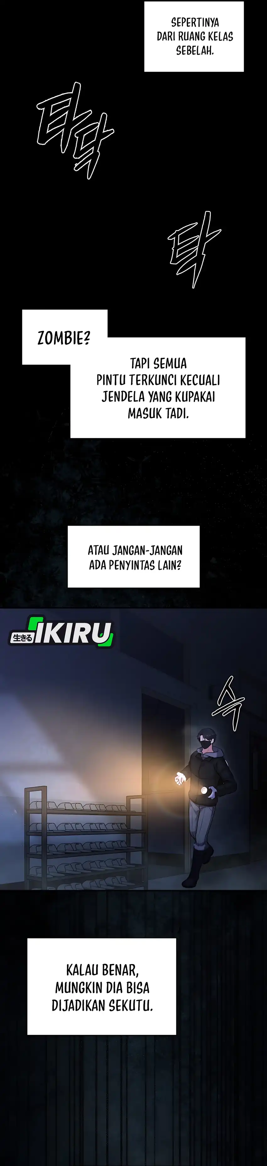 Halaman 38 dari Office Worker in the Ice Age Apocalypse Chapter 25