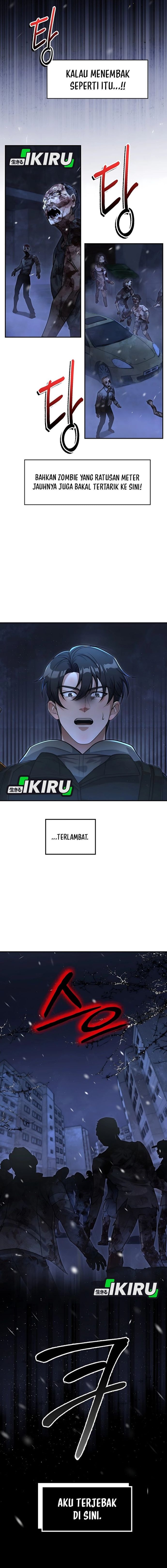 Halaman 18 dari Office Worker in the Ice Age Apocalypse Chapter 26