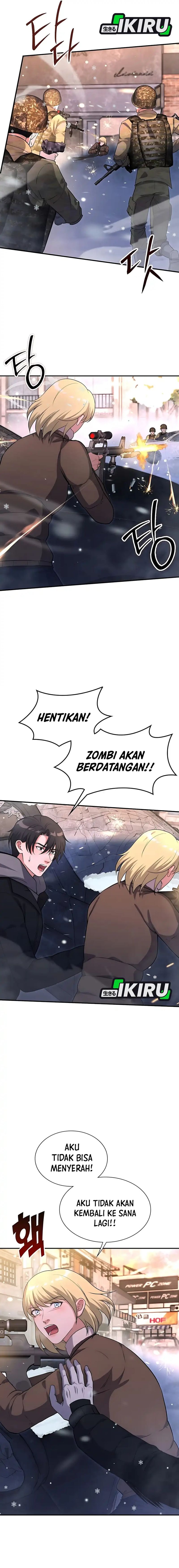 Halaman 13 dari Office Worker in the Ice Age Apocalypse Chapter 28