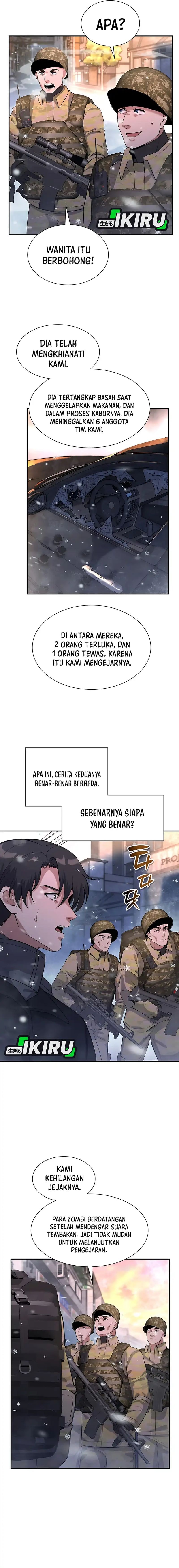 Halaman 21 dari Office Worker in the Ice Age Apocalypse Chapter 28