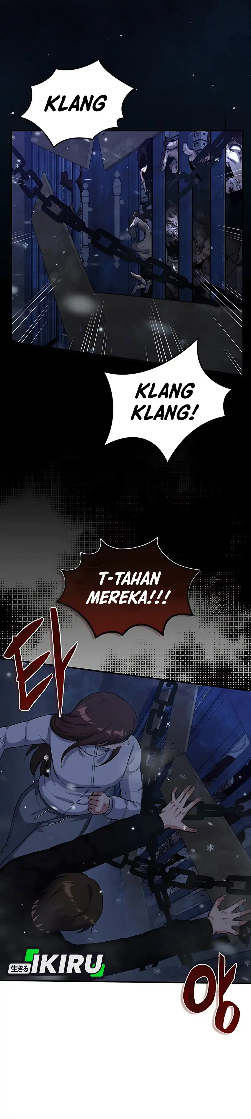 Halaman 16 dari Office Worker in the Ice Age Apocalypse Chapter 29